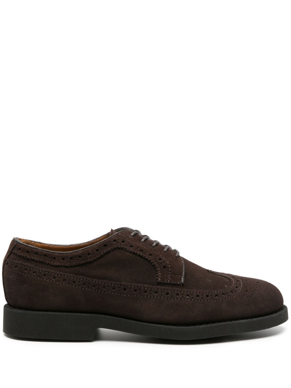 Canton suede brogue shoes - Brown