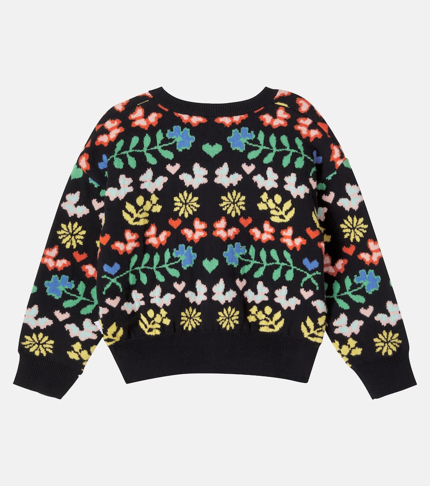 Gilly floral cotton cardigan