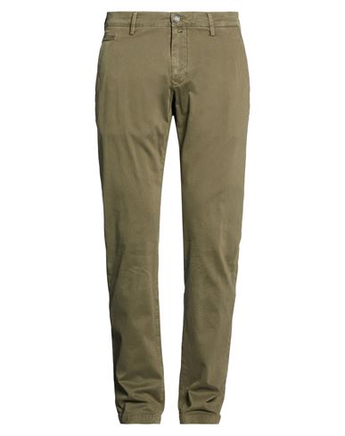 Jacob Cohёn Man Pants Military green Size 32 Cotton, Elastane