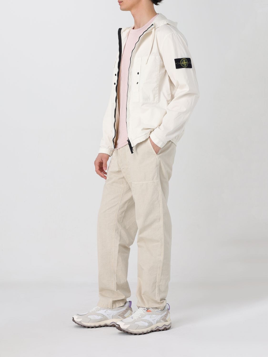 Sweater STONE ISLAND Men color Pink