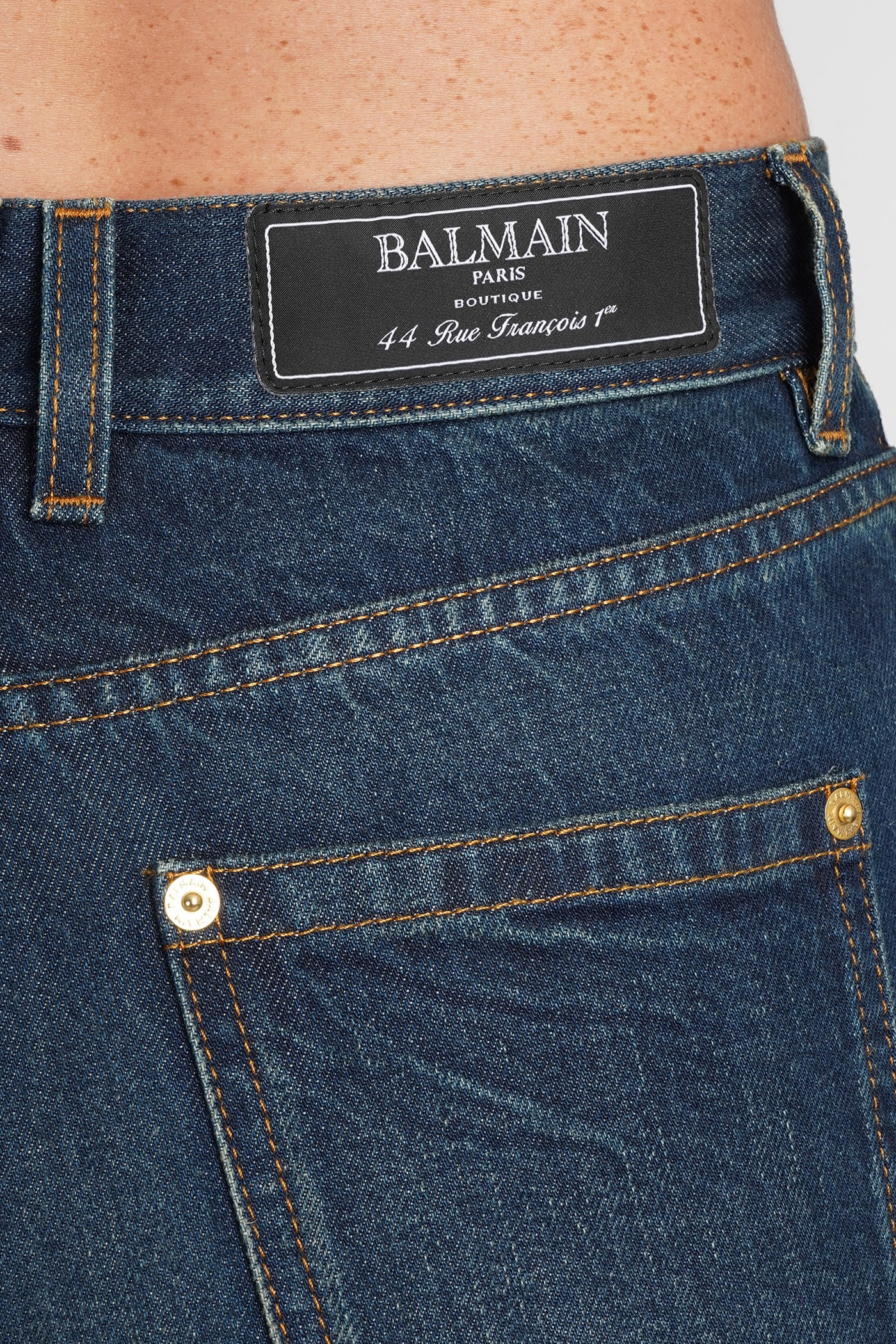 Jeans In Blue Cotton