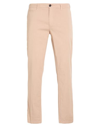 Man Pants Beige Size 28 Cotton, Elastane