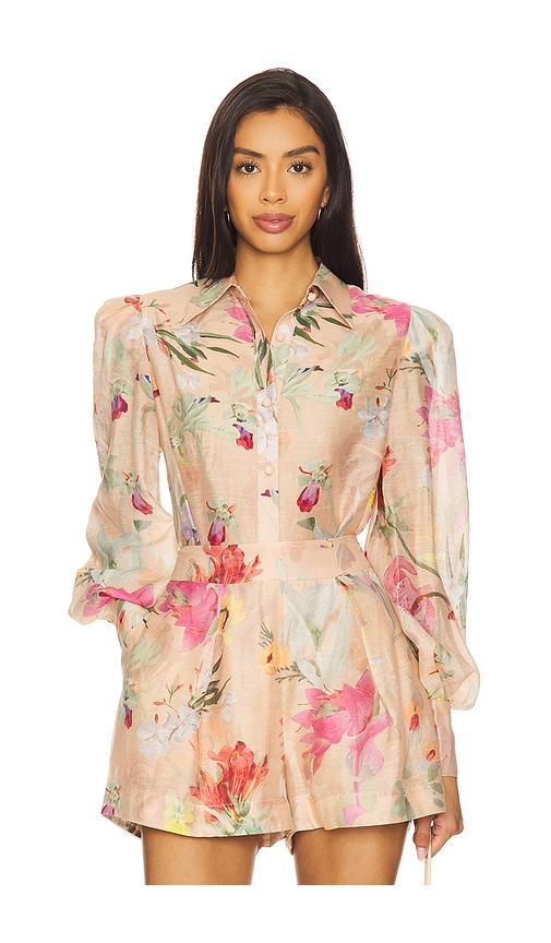 PatBO Lily Flower Shirt in Peach.  6. Also in 0, 10, 2