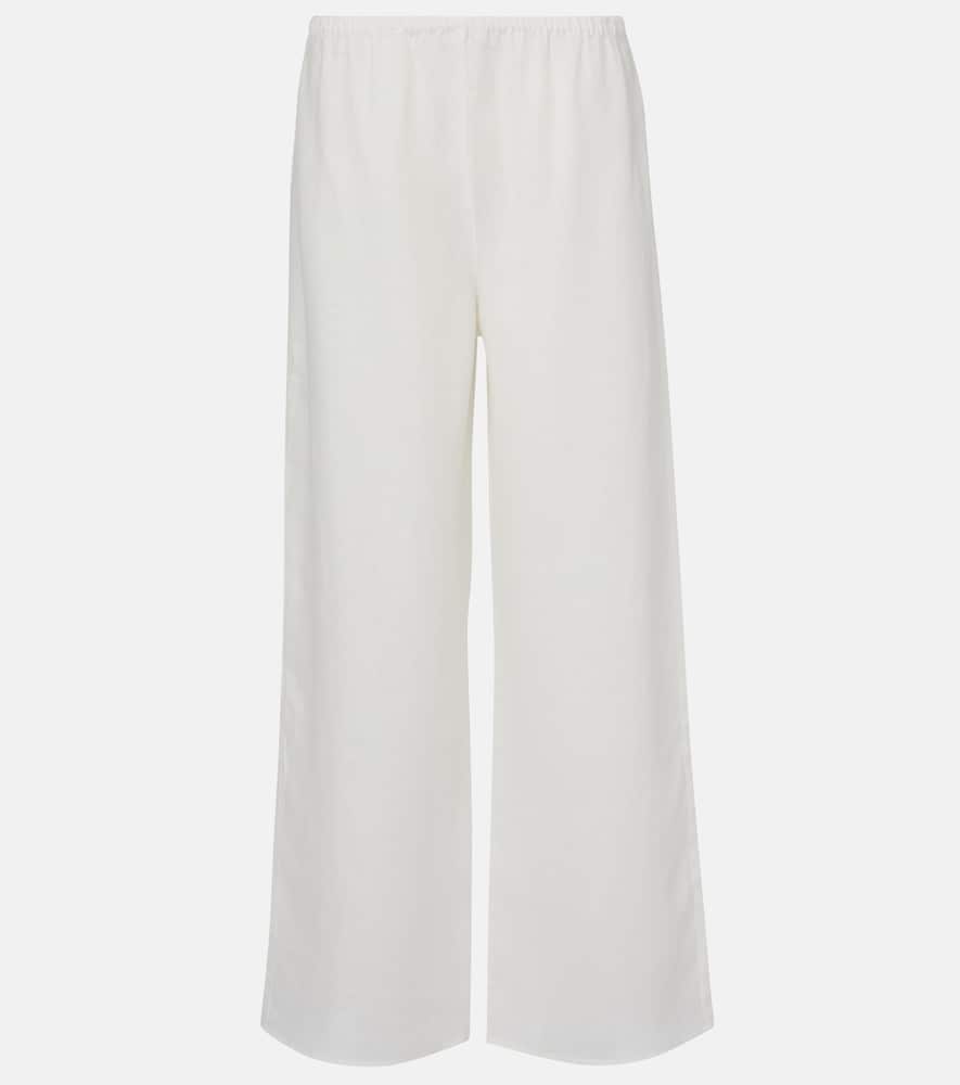 Austin linen wide-leg pants
