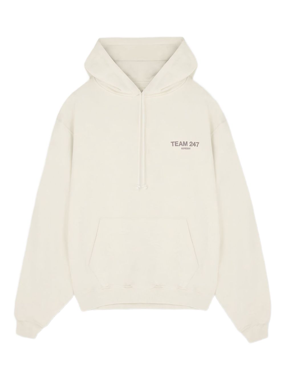 Logo-print hoodie - Neutrals