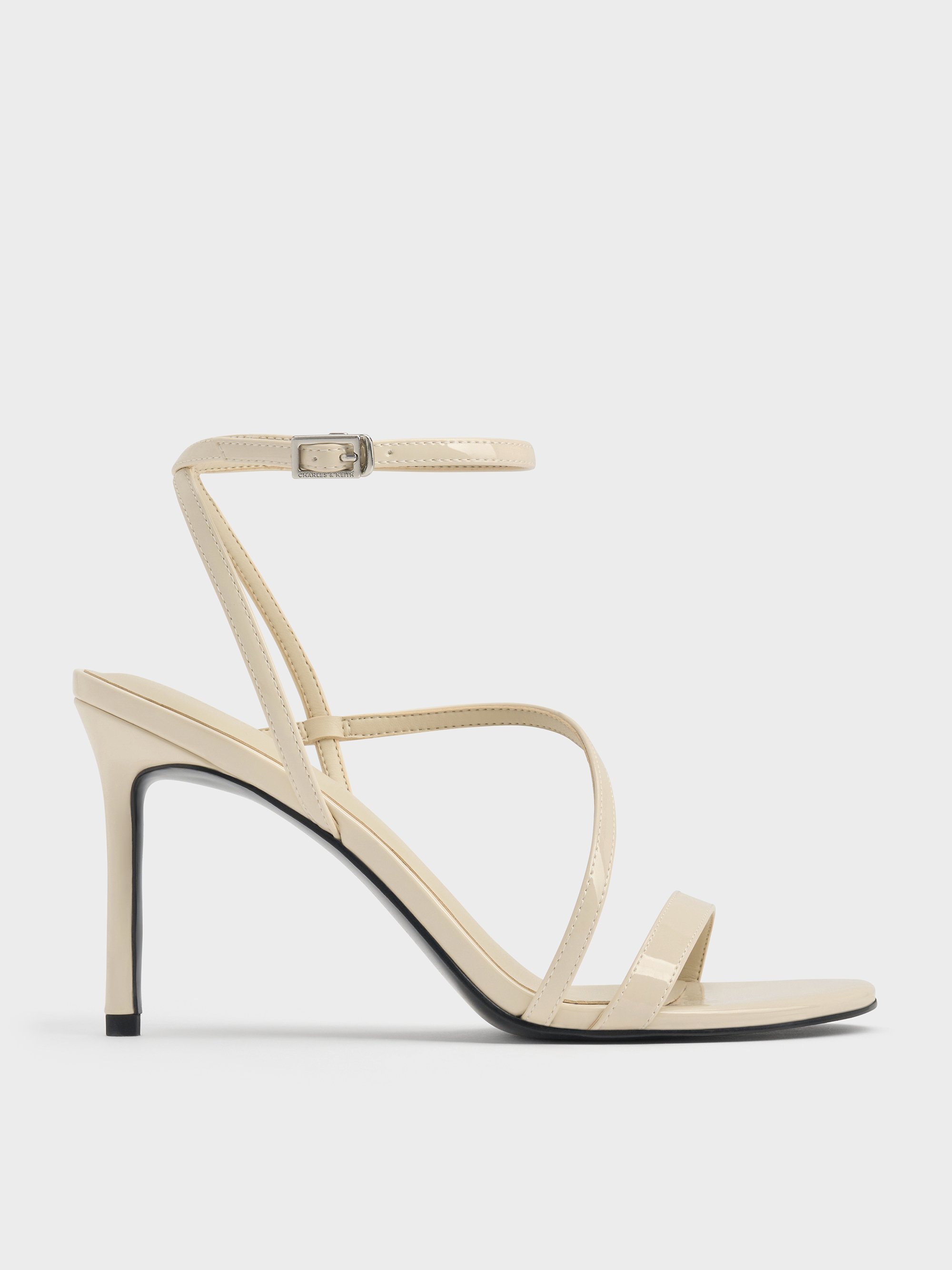 Charles & Keith - Andricia Patent Strappy Stiletto Sandals