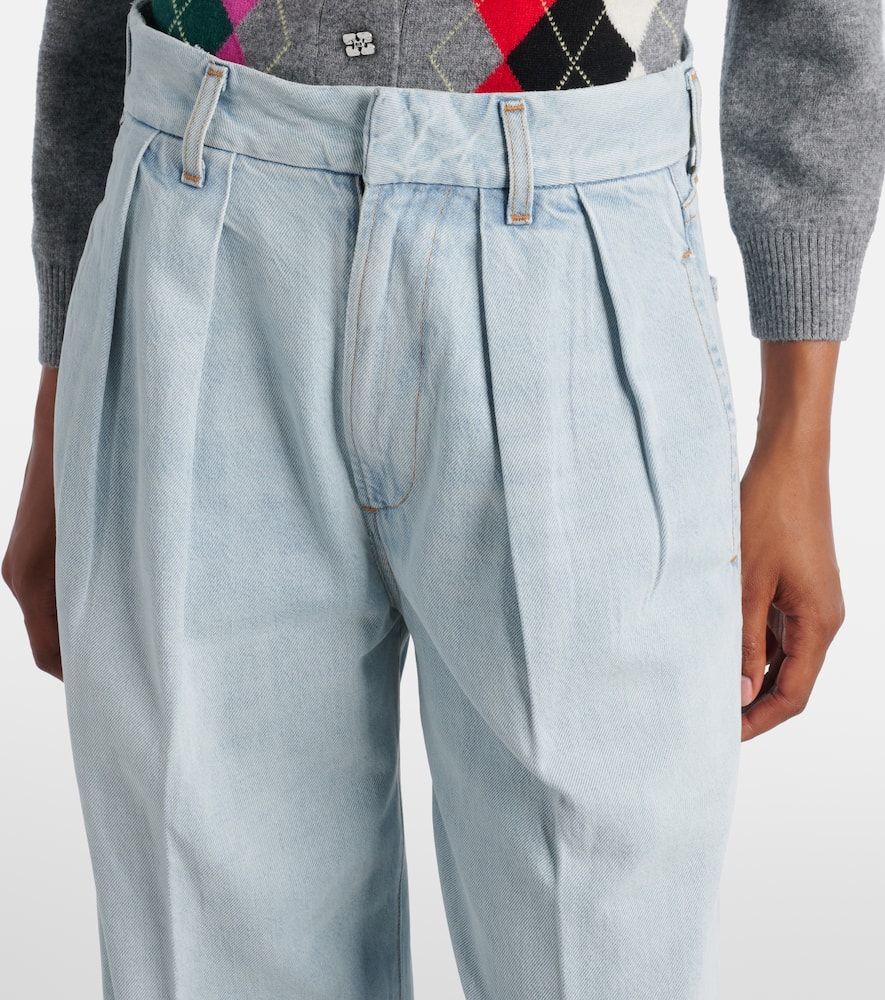 Petra high-rise wide-leg jeans