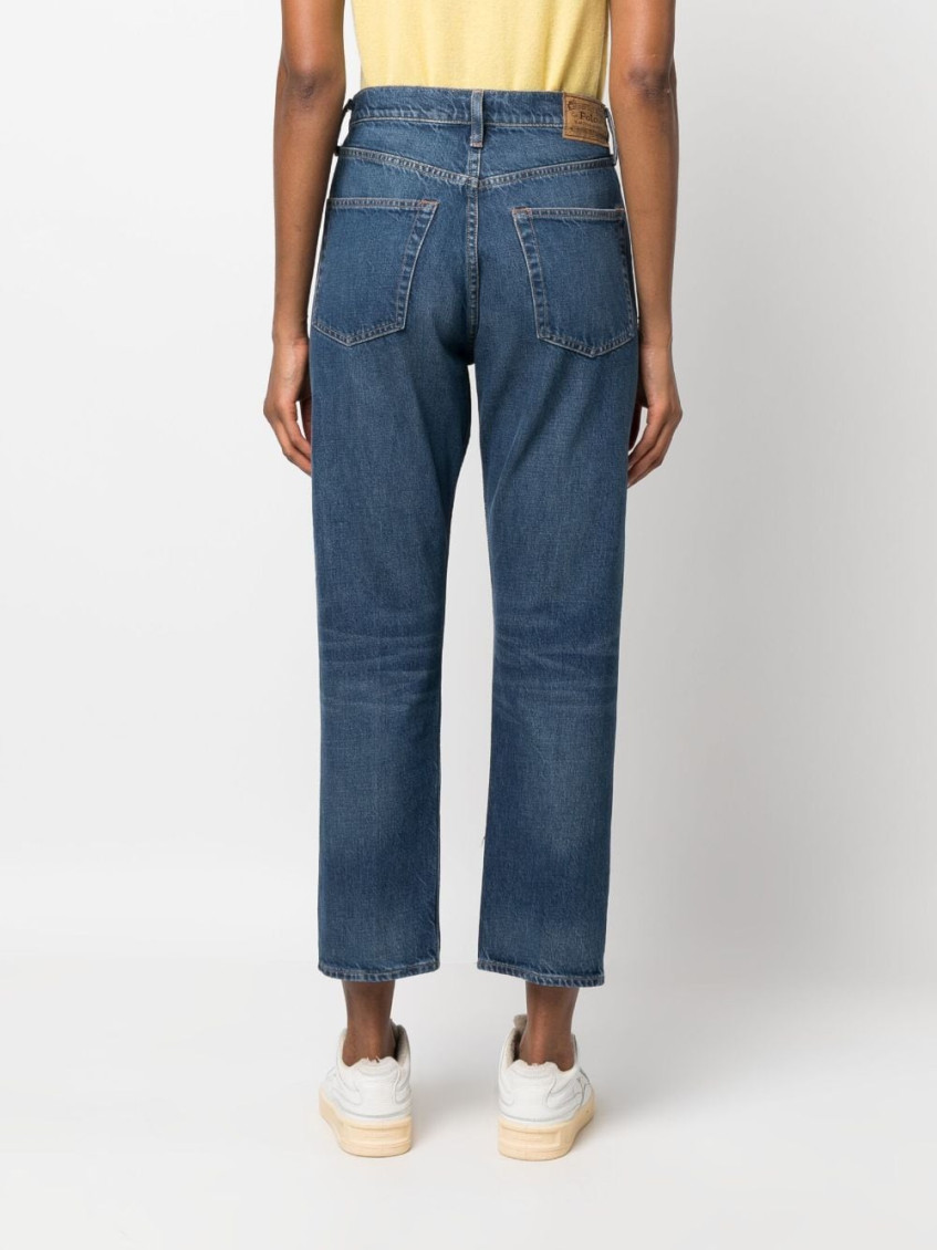 3X1 Rigid high-waist cropped jeans - Blue