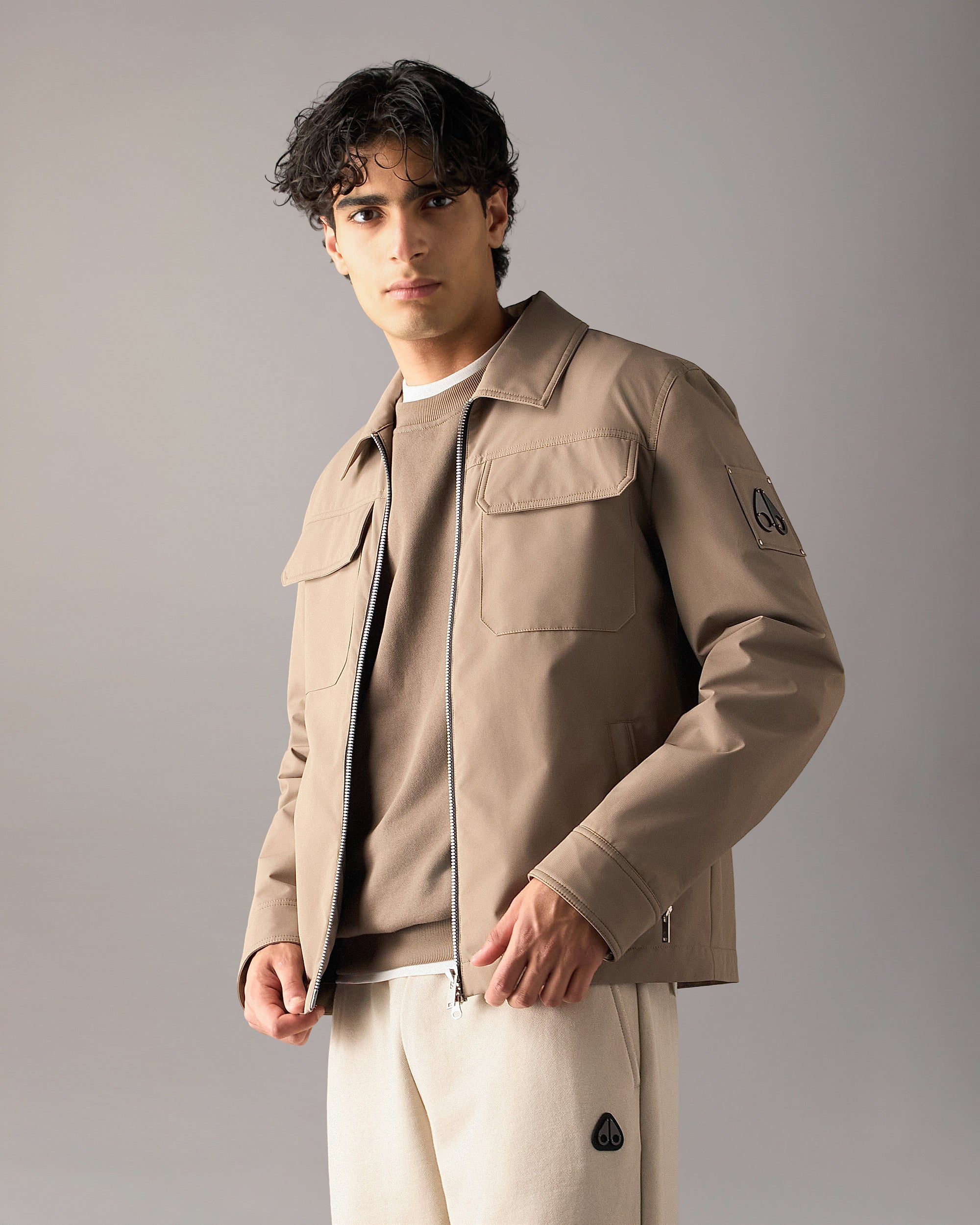 Moose Knuckles - Men's Jacques Shirt Jacket - Color: Ashen
