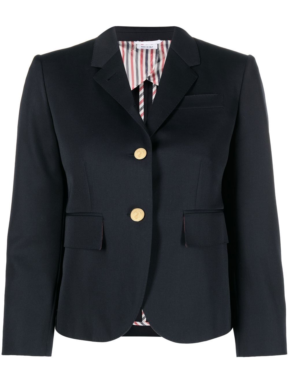 Single-breasted blazer - Blue