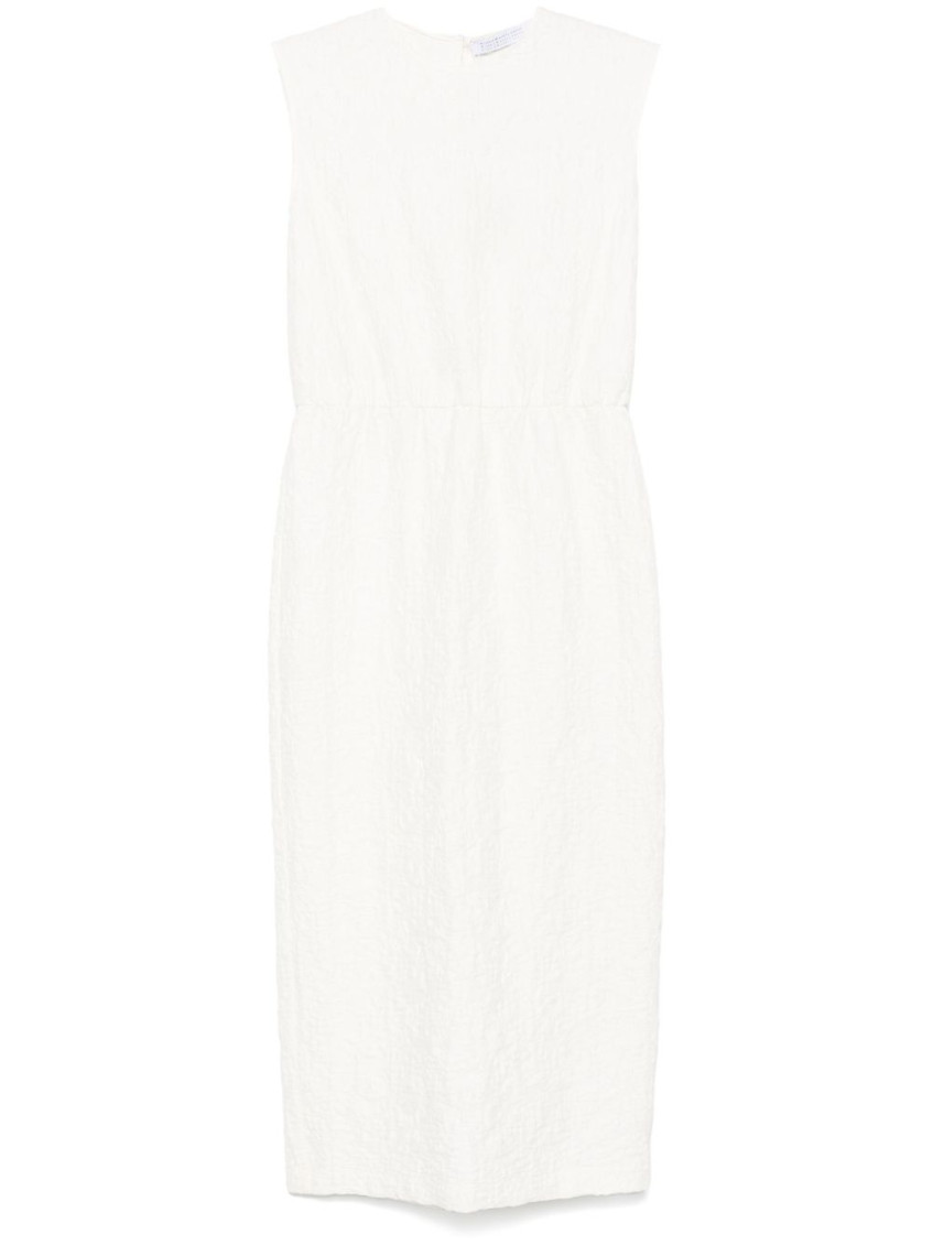 HARRIS WHARF LONDON- Cotton Long Dress