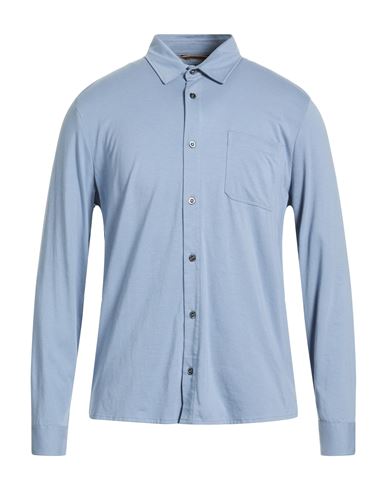 Man Shirt Light blue Size 40 Pima Cotton