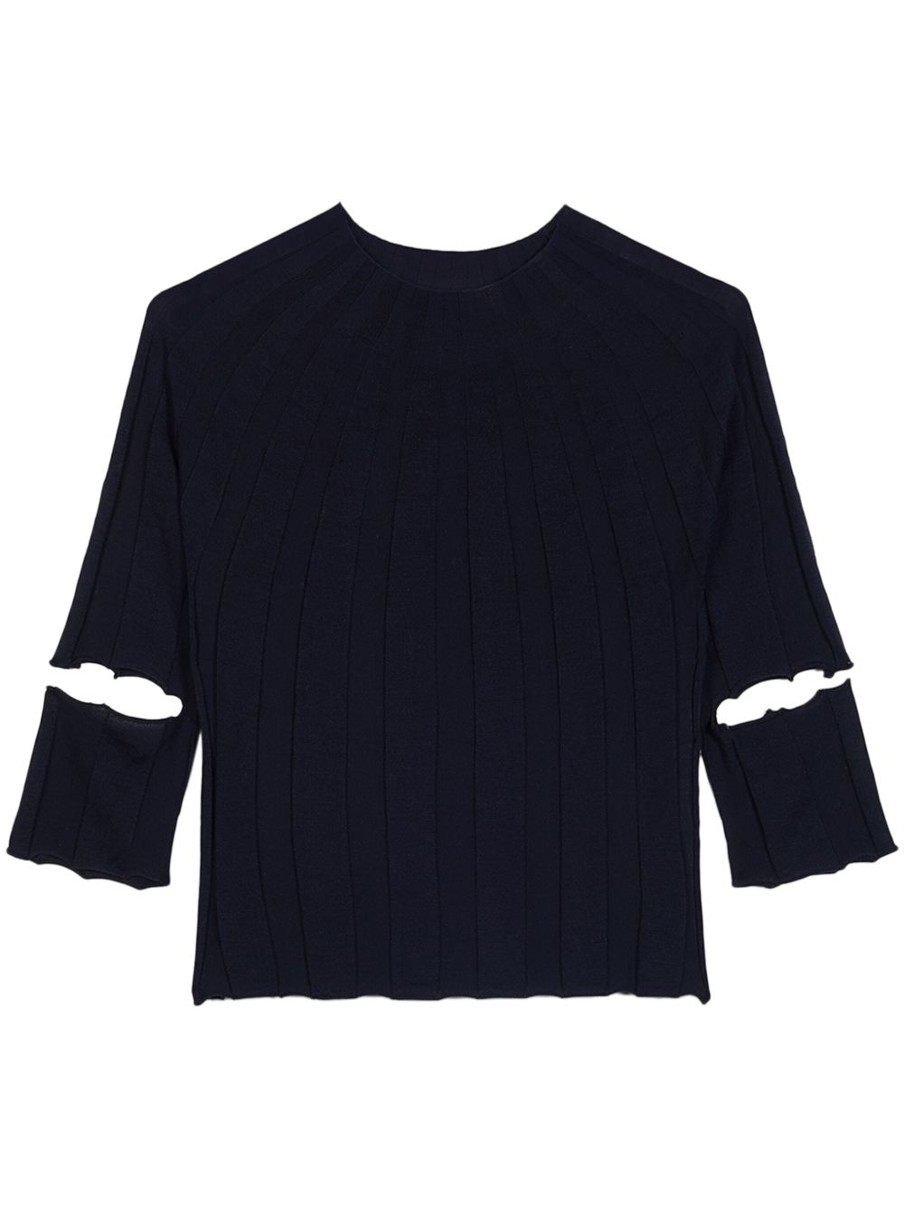Cut-out sweater - Blue