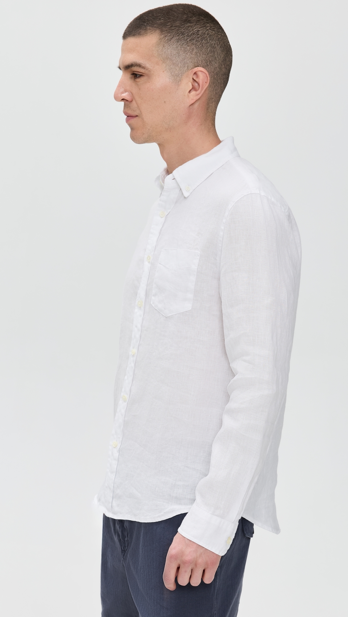 Alex Mill Linen Mill Shirt White 