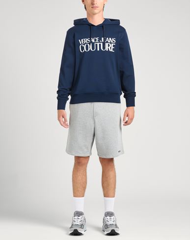 Man Sweatshirt Navy Size XS Cotton