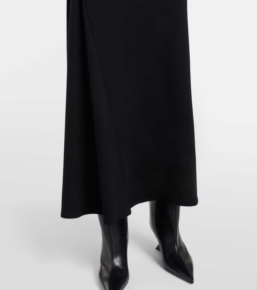 Edile wool and cotton-blend midi dress