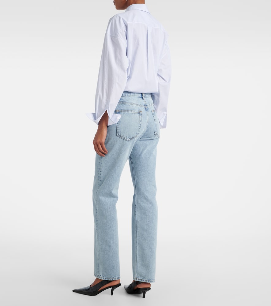 Staple high-rise straight jeans