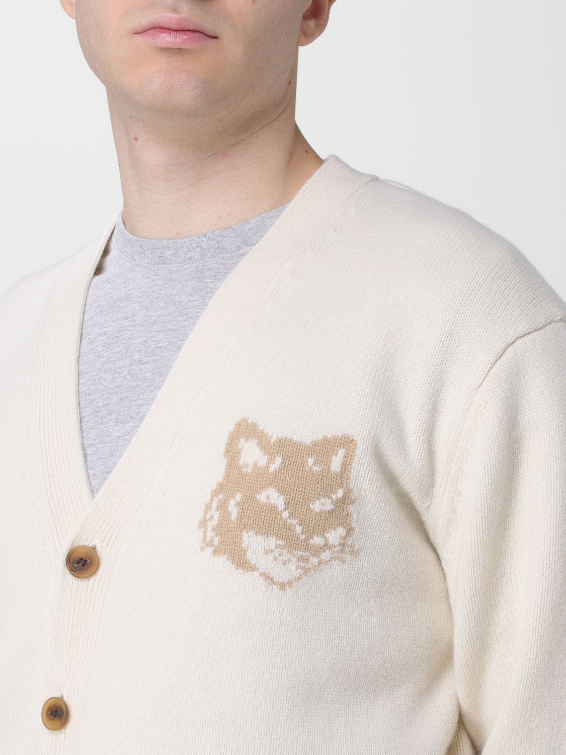 Sweater MAISON KITSUNÉ Men color Beige