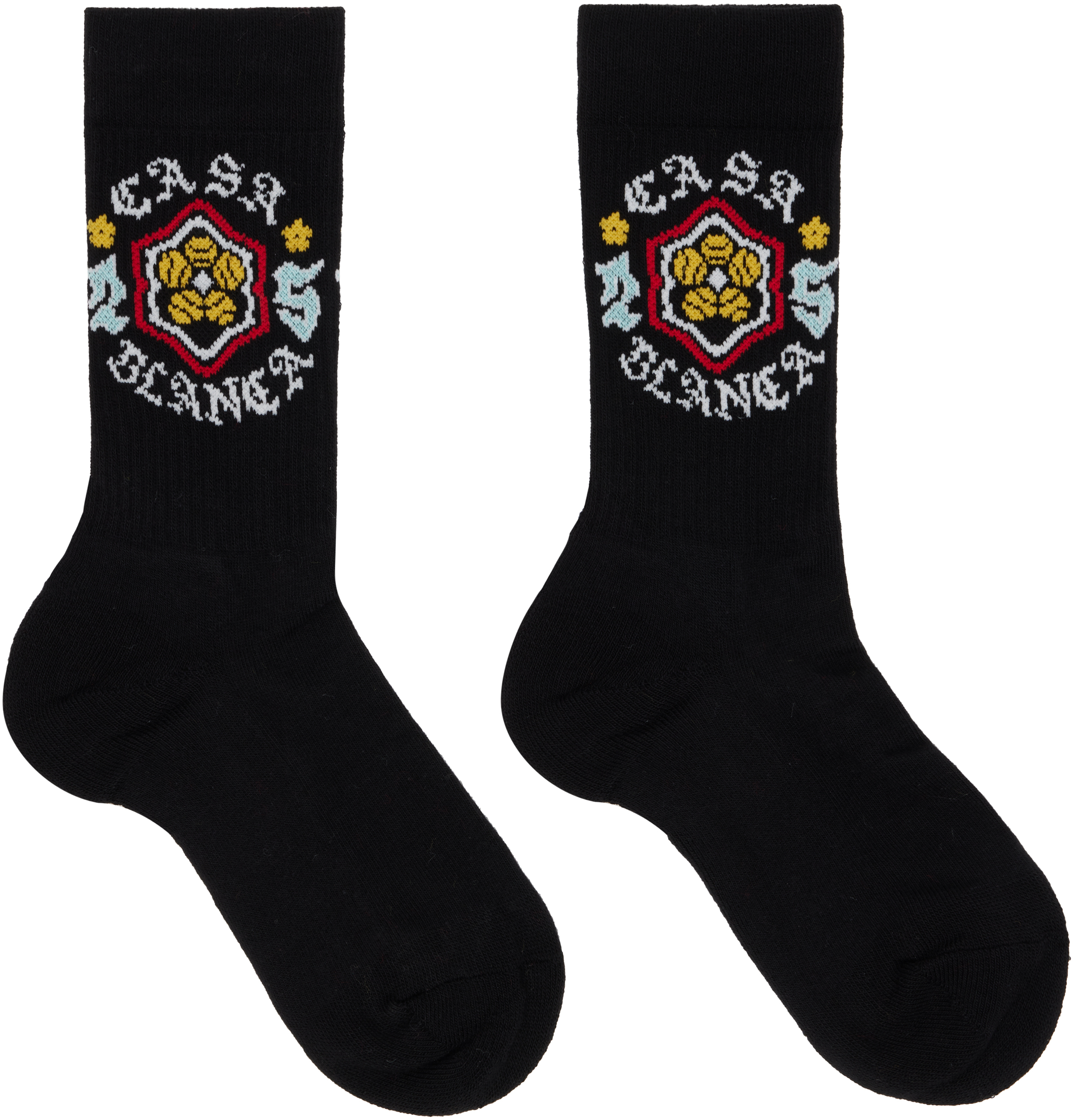 Black Emblem Socks