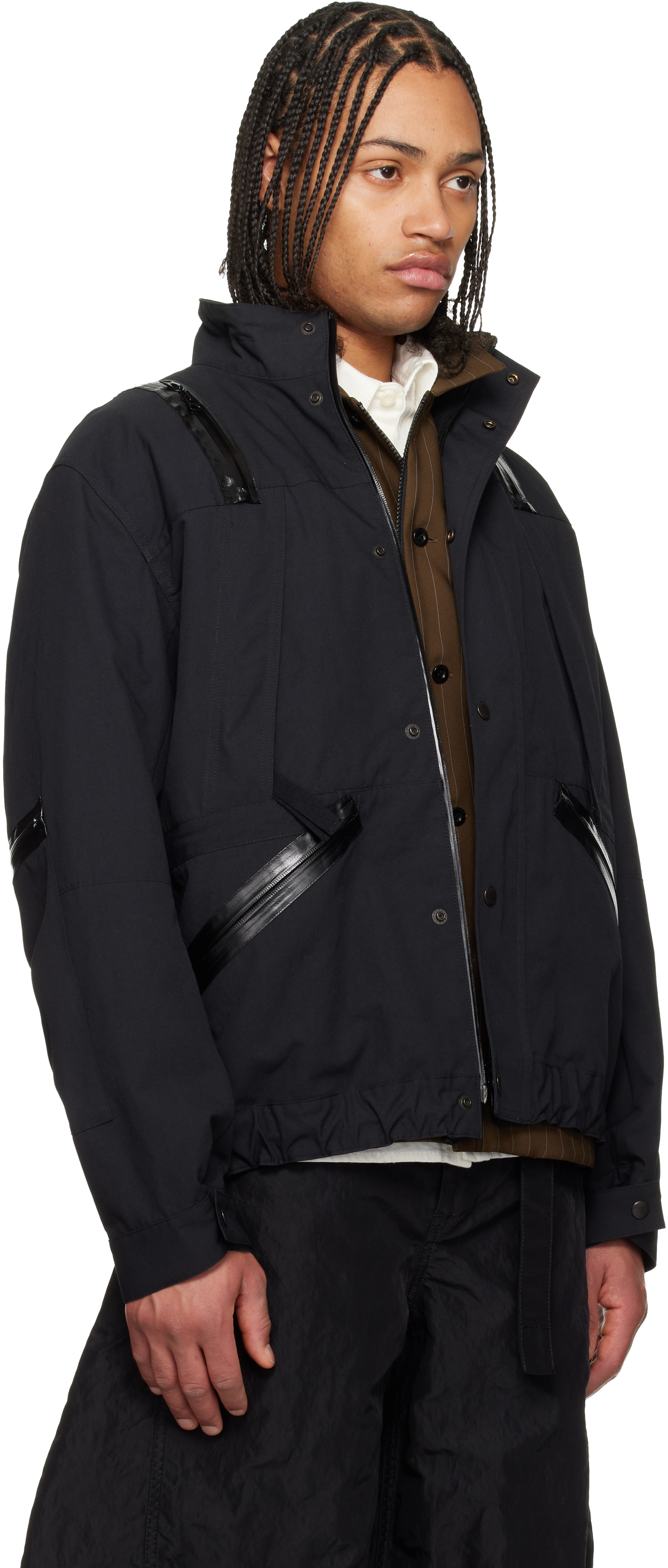 Black Weathercloth Jacket