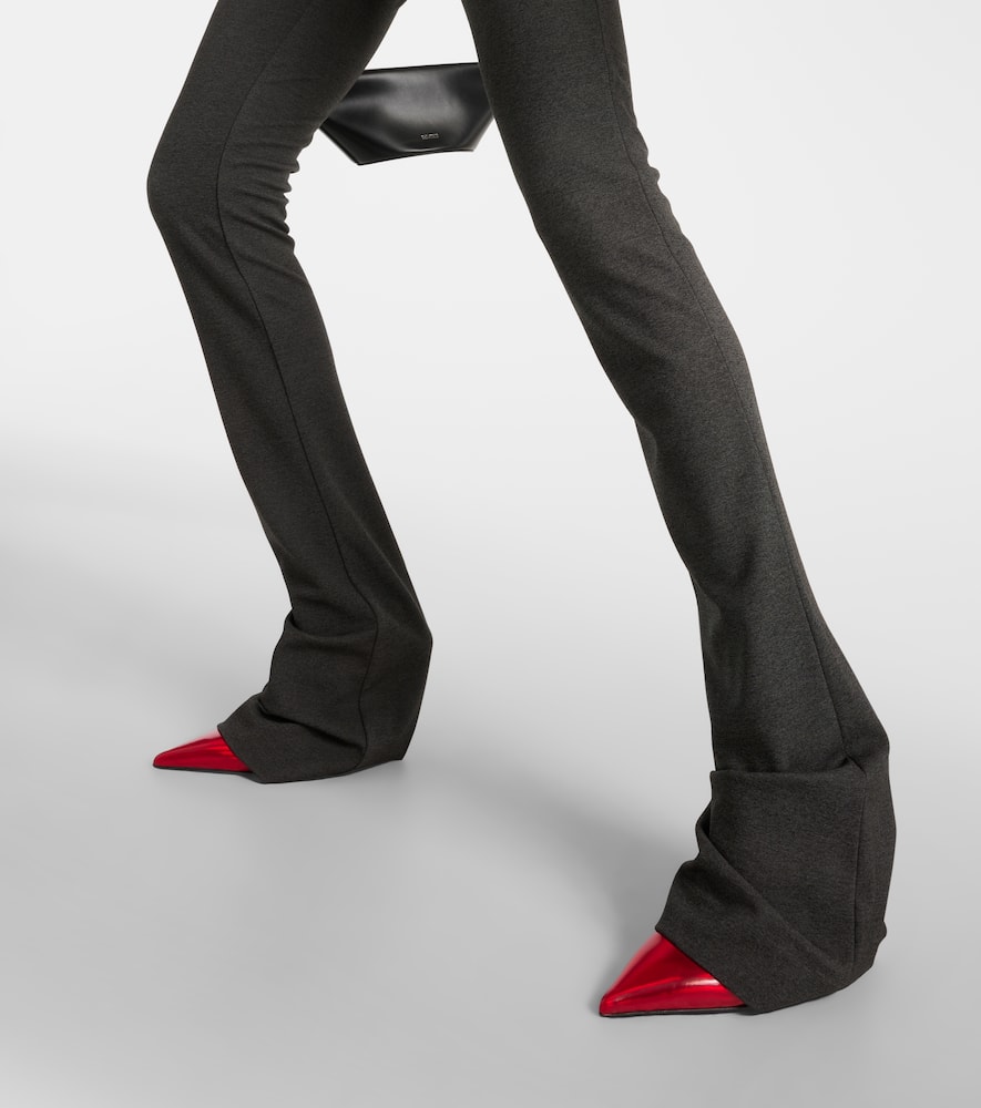 Jersey flared pants