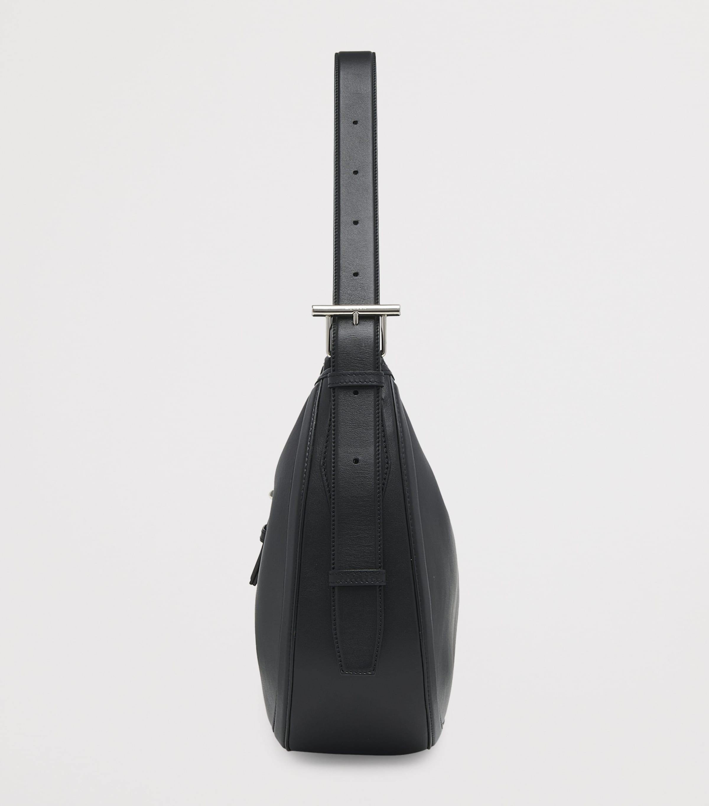 Leather T-Bar Shoulder Bag