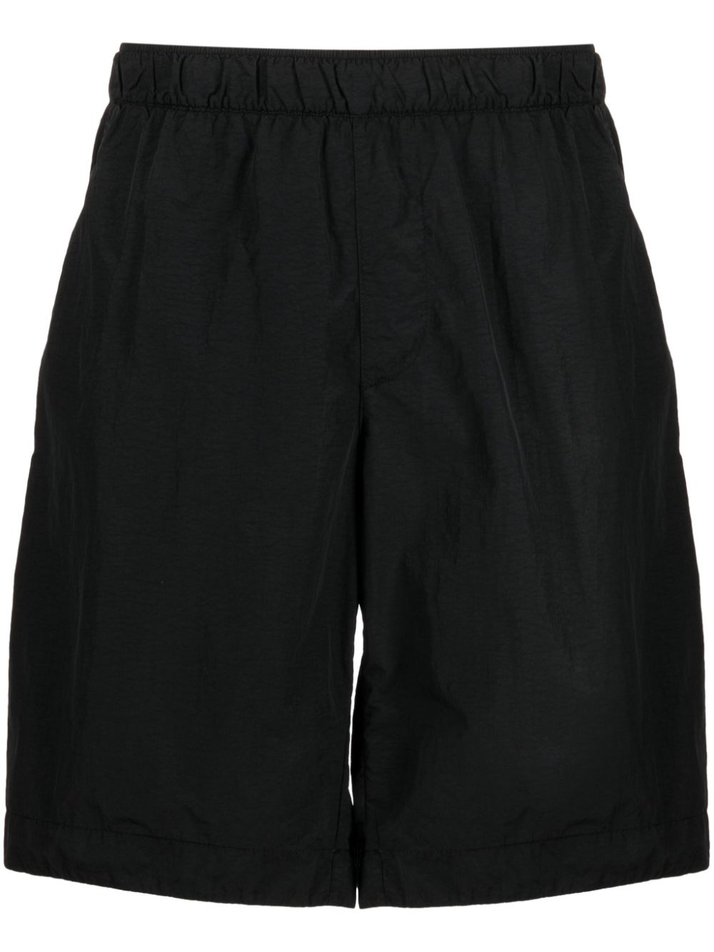 Elasticated-waist shorts - Green