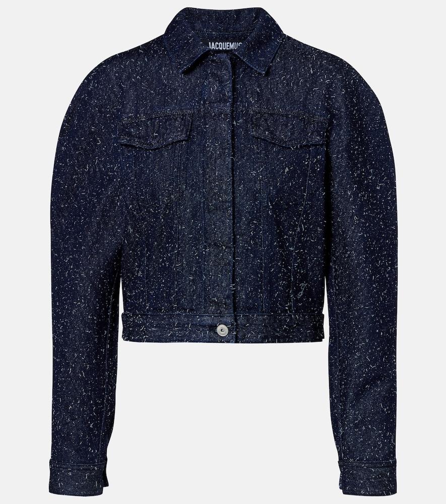Ovalo de-Nîmes embroidered denim jacket