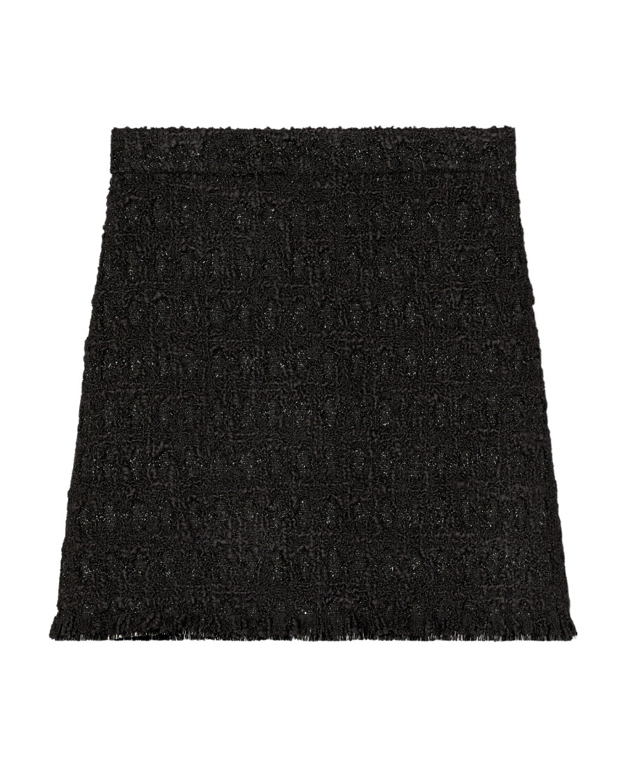 Tweed mini skirt