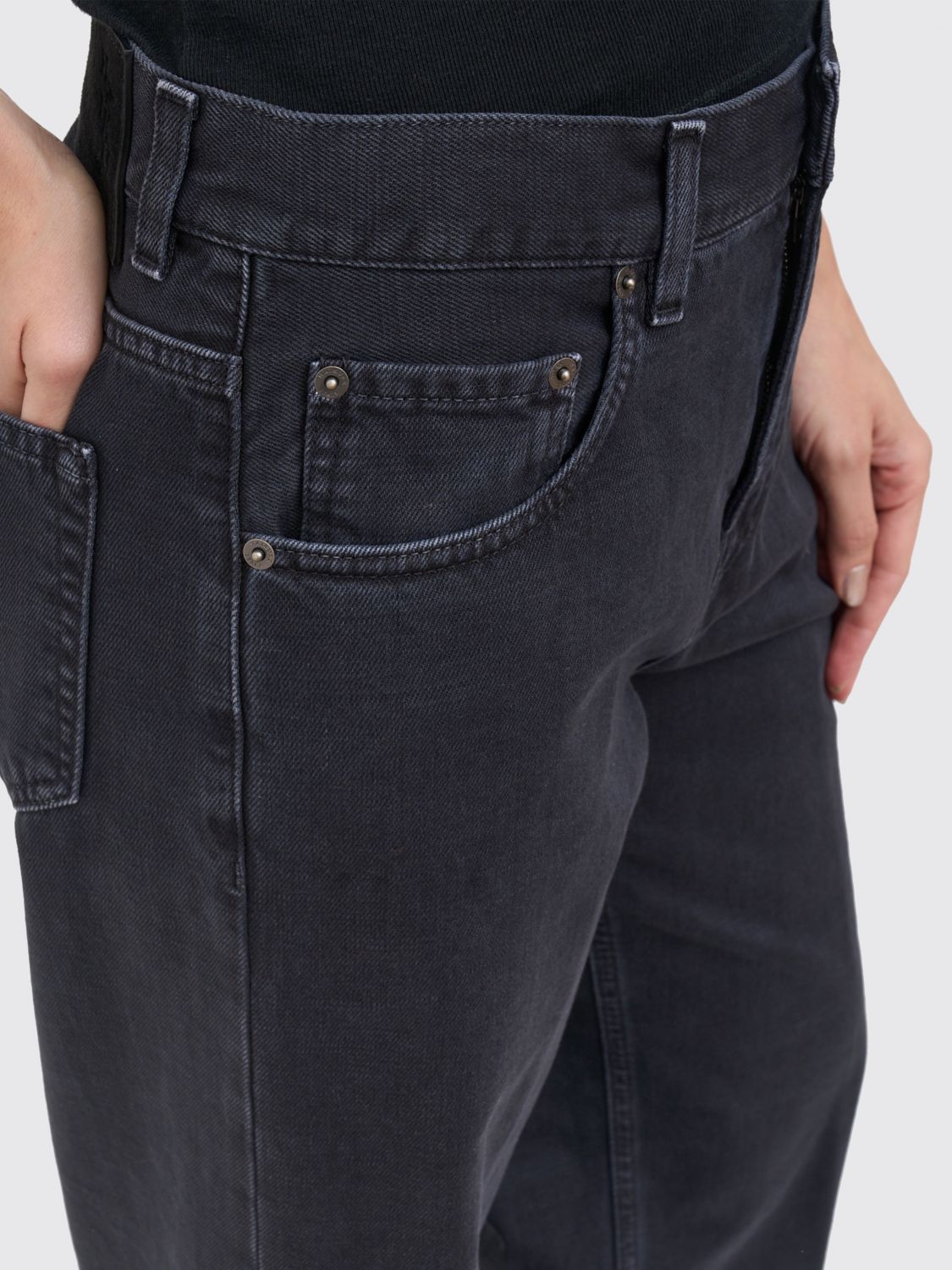 Jeans Woman color White