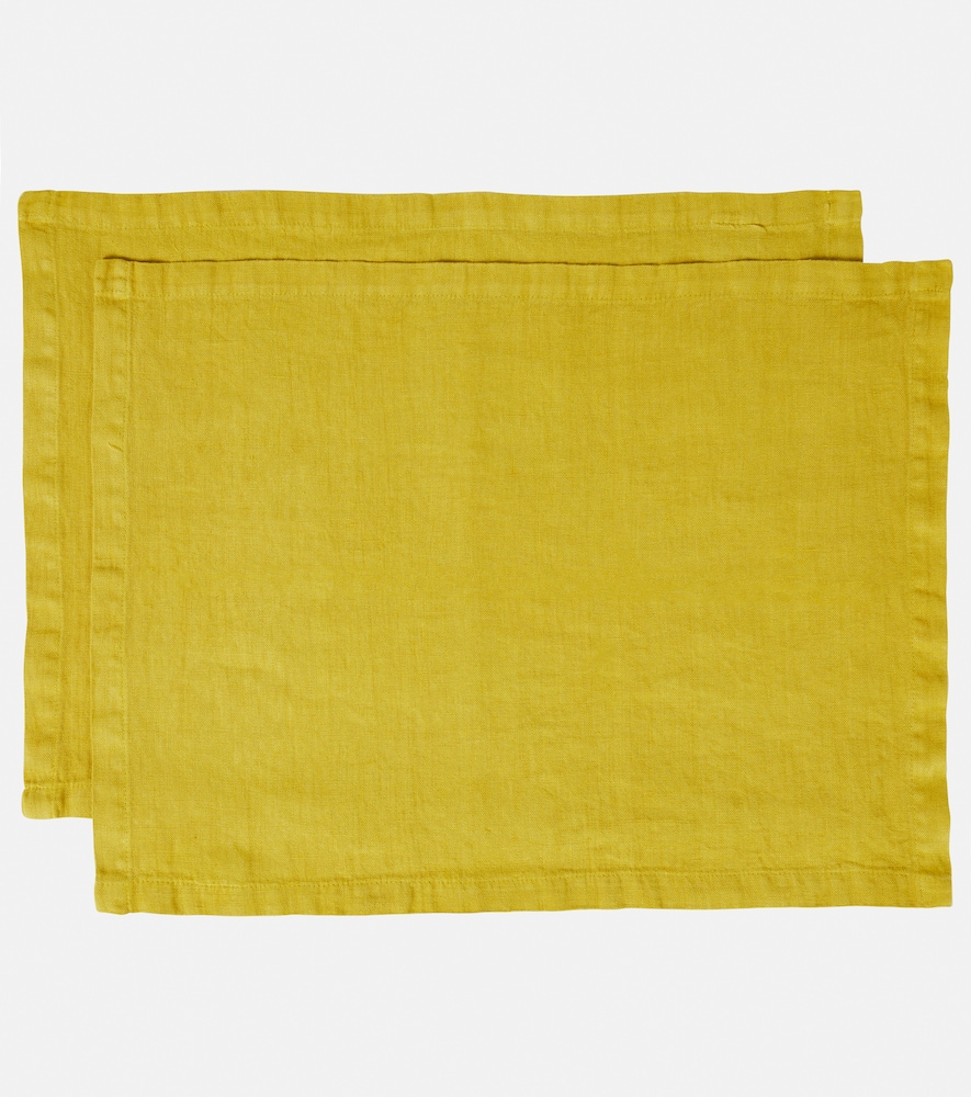 Set of 2 linen placemats