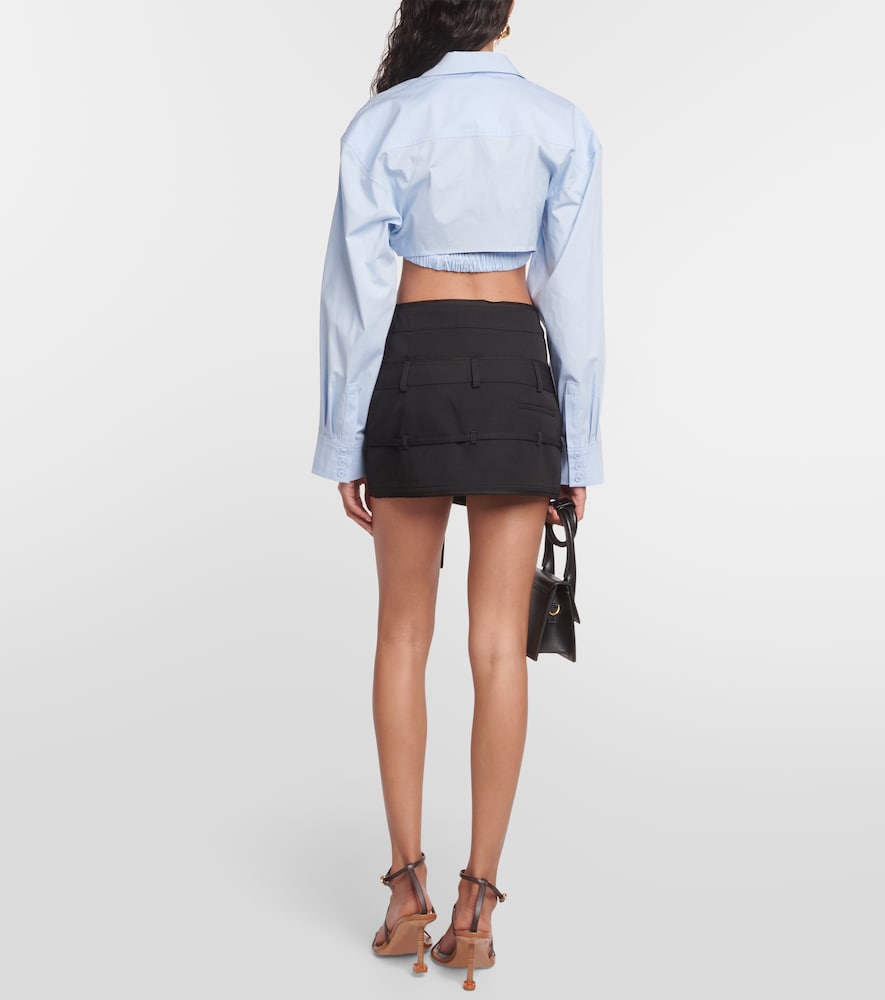 Jacquemus La Chemise Bahia cropped top