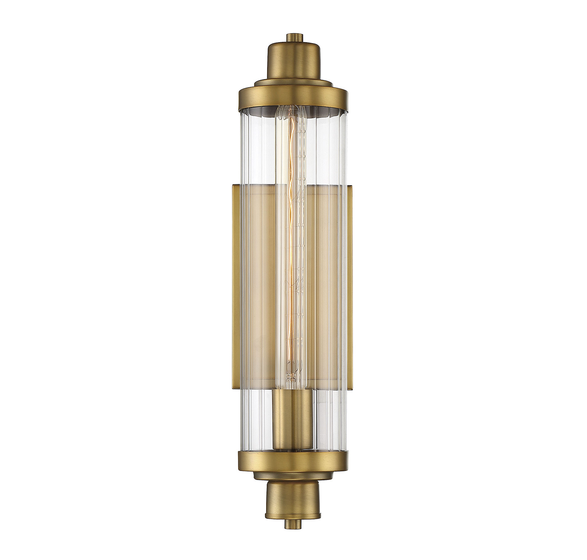 Savoy House Pike Vintage Wall Sconce in Warm Bras