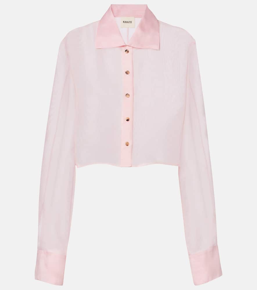 Jasen silk organza shirt