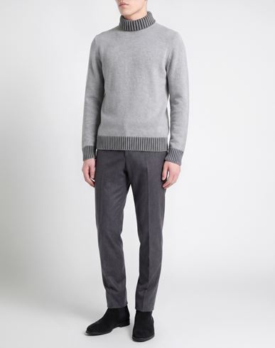 Man Turtleneck Light grey Size 40 Virgin Wool