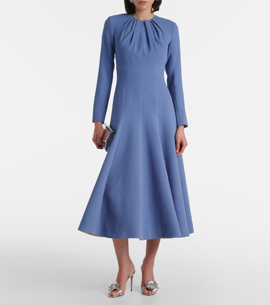 Belgium pleated midi dress