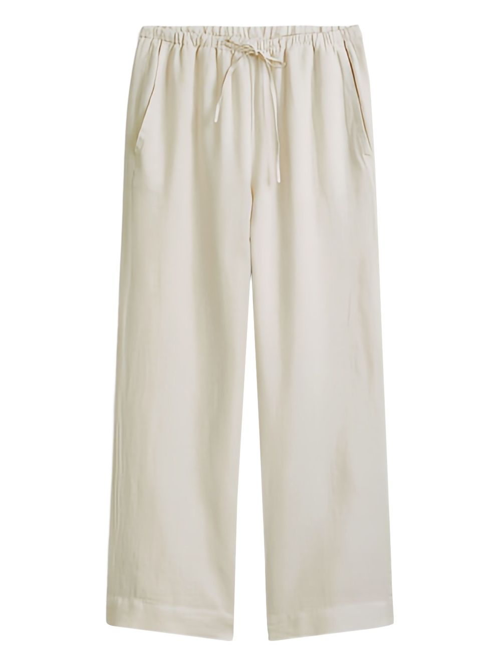 Drawstring-waist trousers - Neutrals