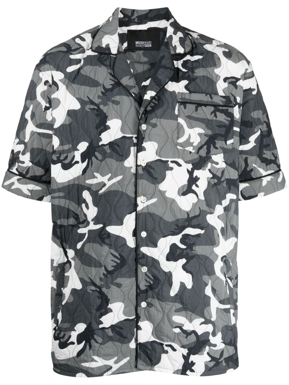 Quilted Camo short-sleeve shirt - Multicolour