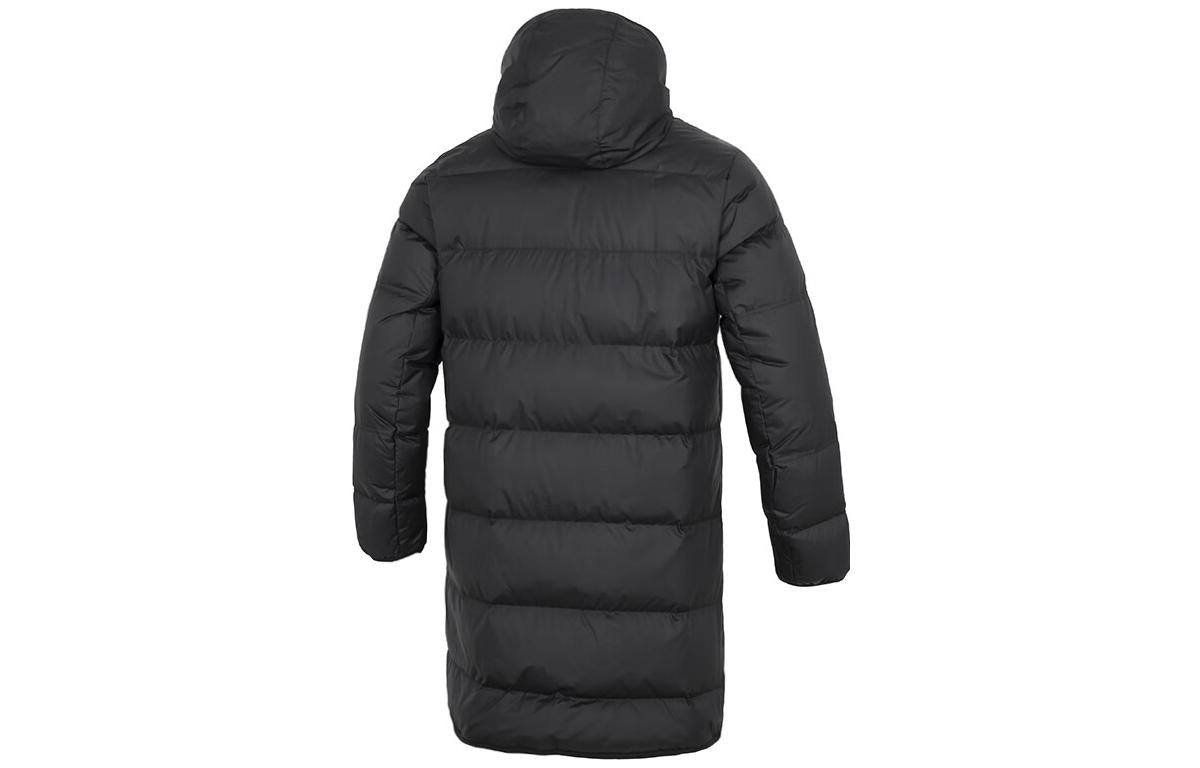 Hooded Puffer Long Coat 'Black'