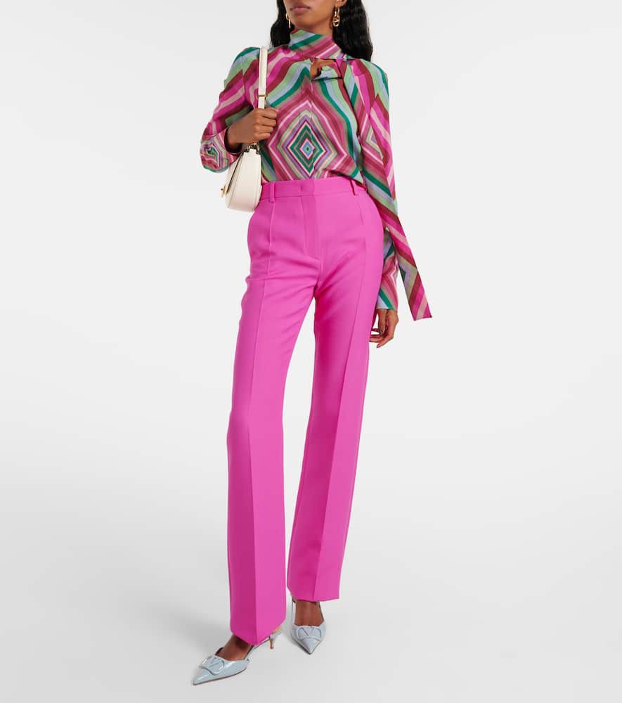 Crepe Couture flared pants