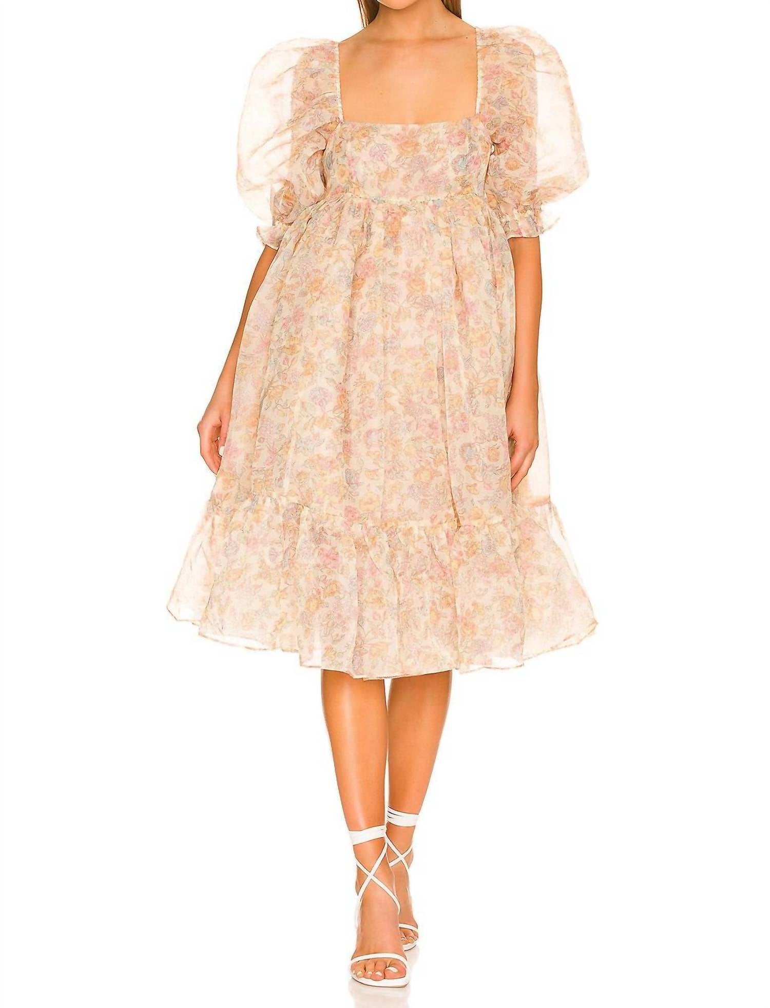 French Puff Dress In Hans Cristian
