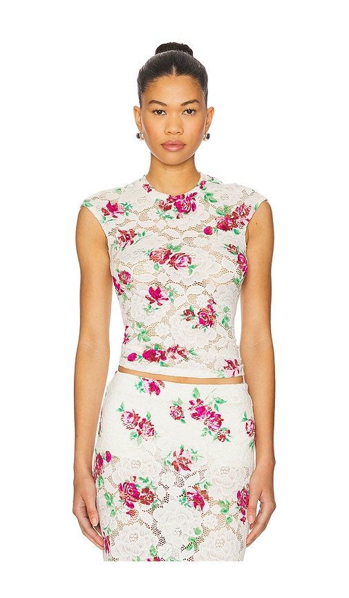 AFRM OBERTEIL NINA in White. Größe XXL. Also in 1X, 2X, 3X, L, M, S