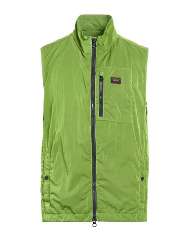 Man Vest Light green Size M Nylon