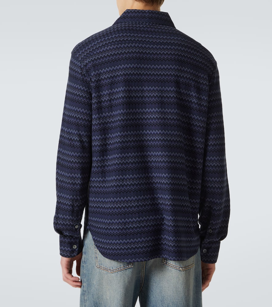 Zigzag cotton shirt
