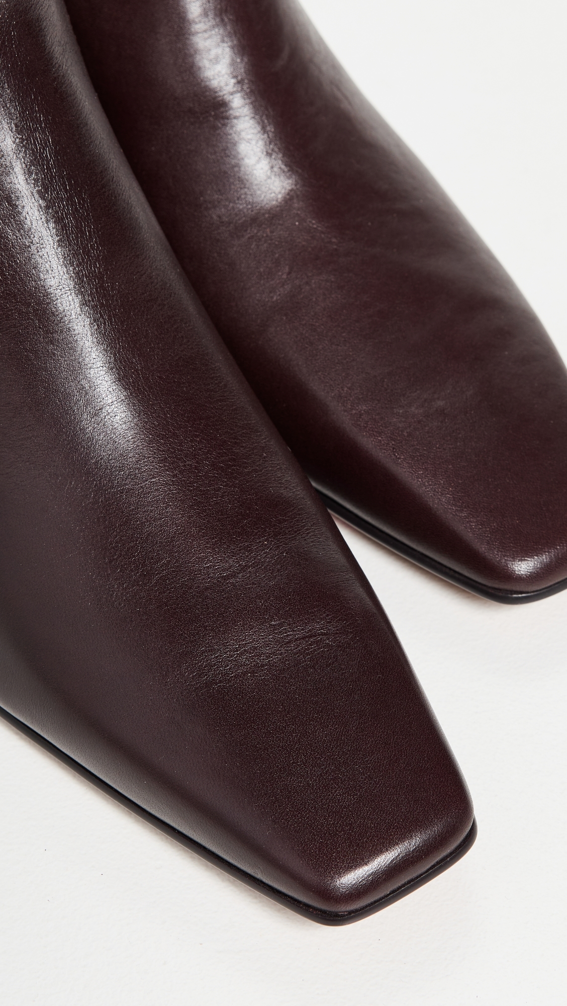 The Lexie Ankle Boots in Leather Turkish Coffee