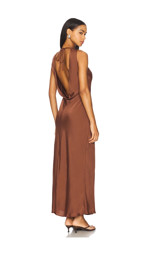 SNDYS x REVOLVE Liora Maxi Dress in Brown. - S also in