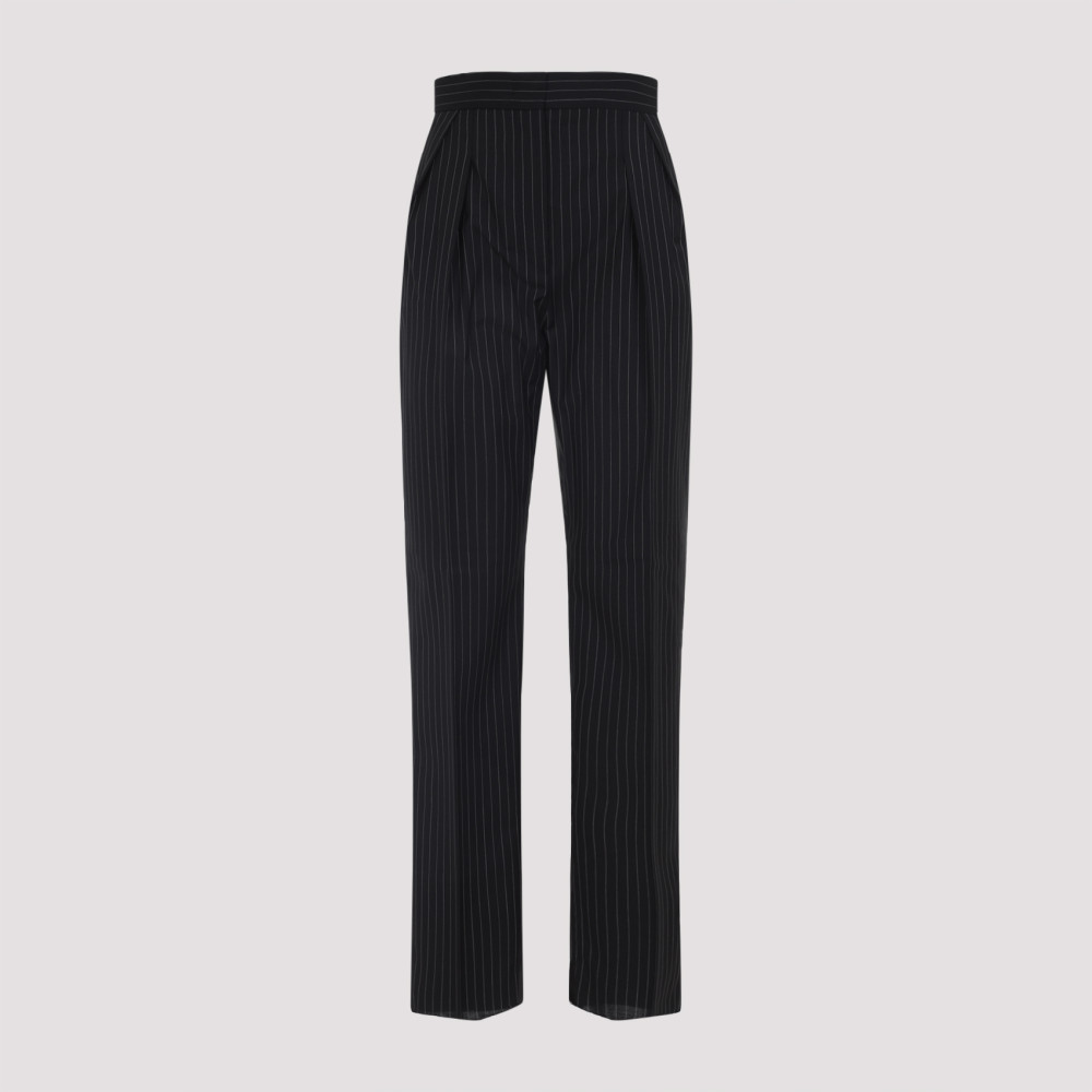Black Sesamo Wool Pants