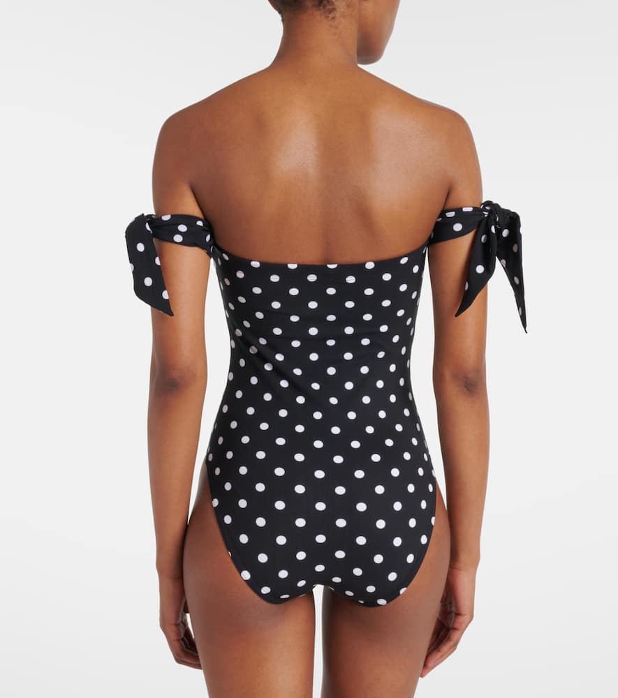 Polka-dot swimsuit
