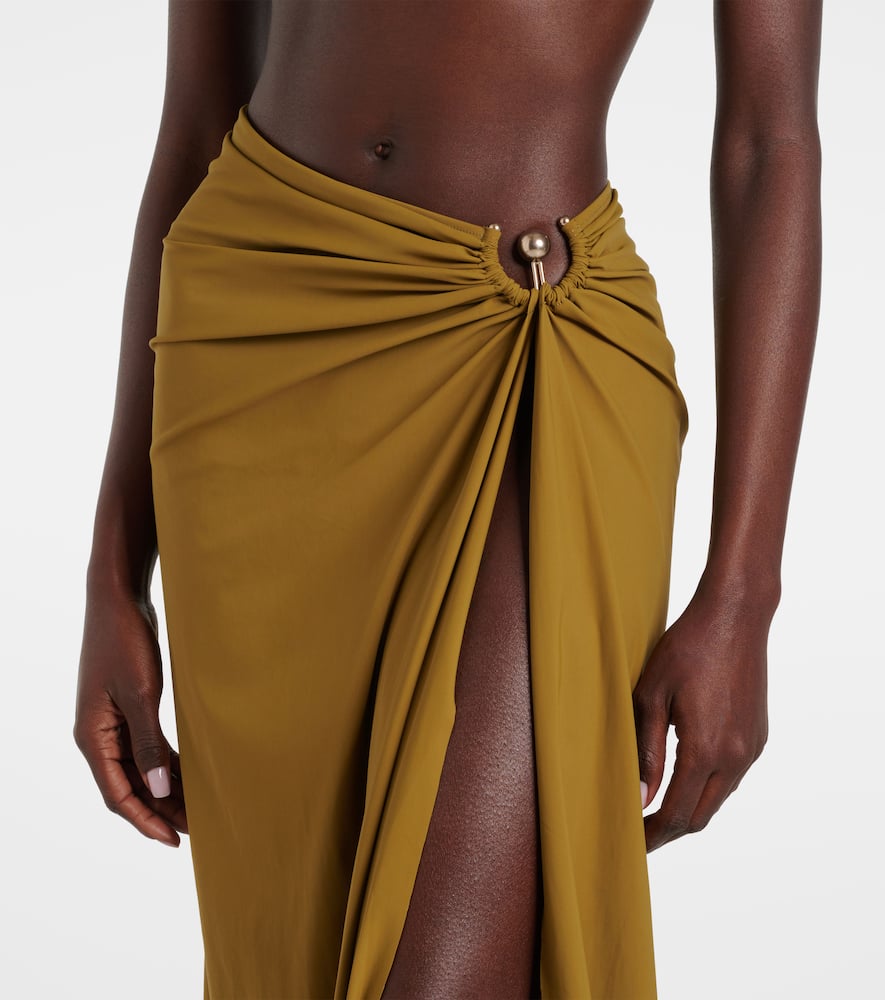 Christopher Esber Ruched maxi skirt