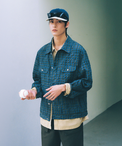 Type-3 trucker jacket blue